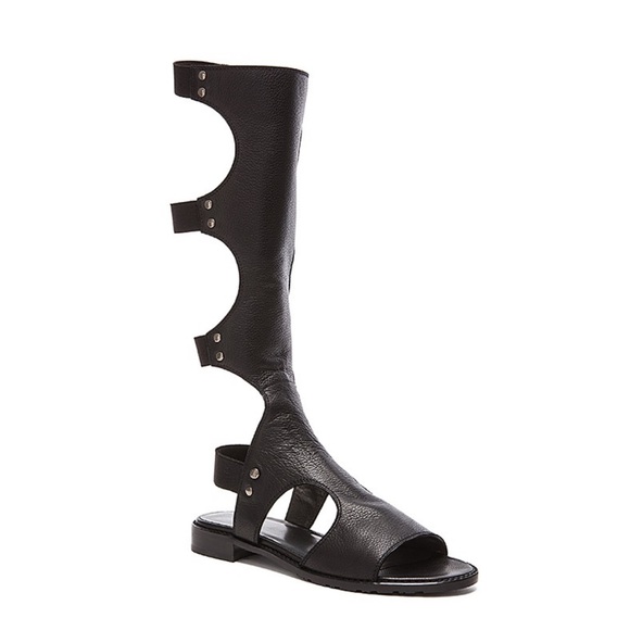 Stuart Weitzman Leather Backview Gladiator Sandals - Picture 1 of 2